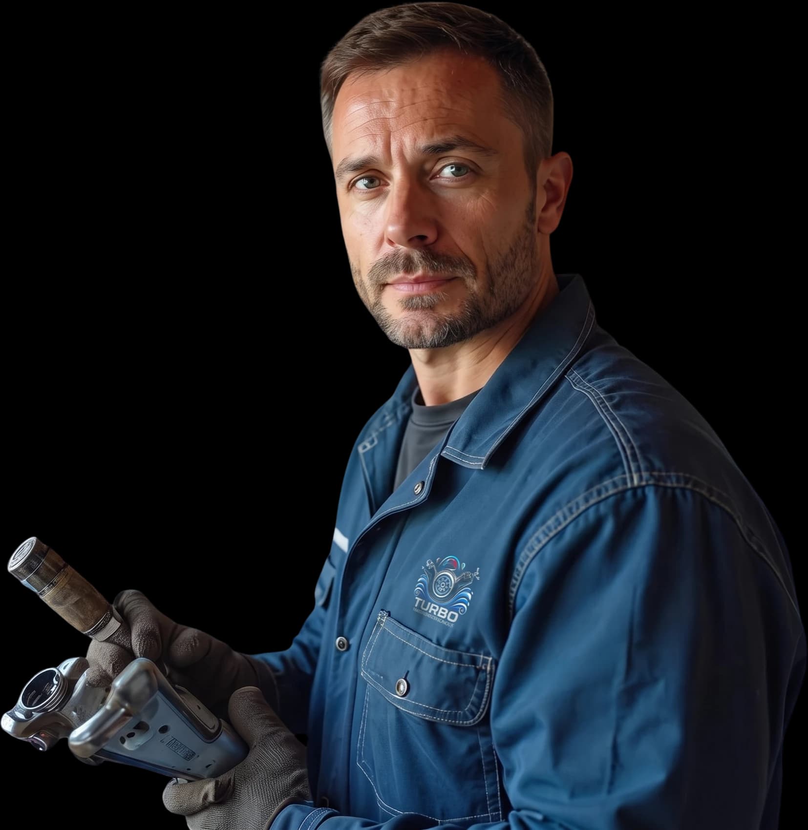 Técnico da Turbo Hidro pronto para o atendimento